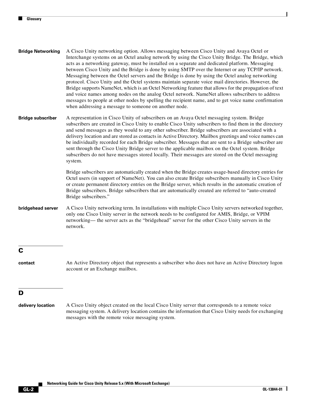 Cisco Systems 5.x manual GL-2 