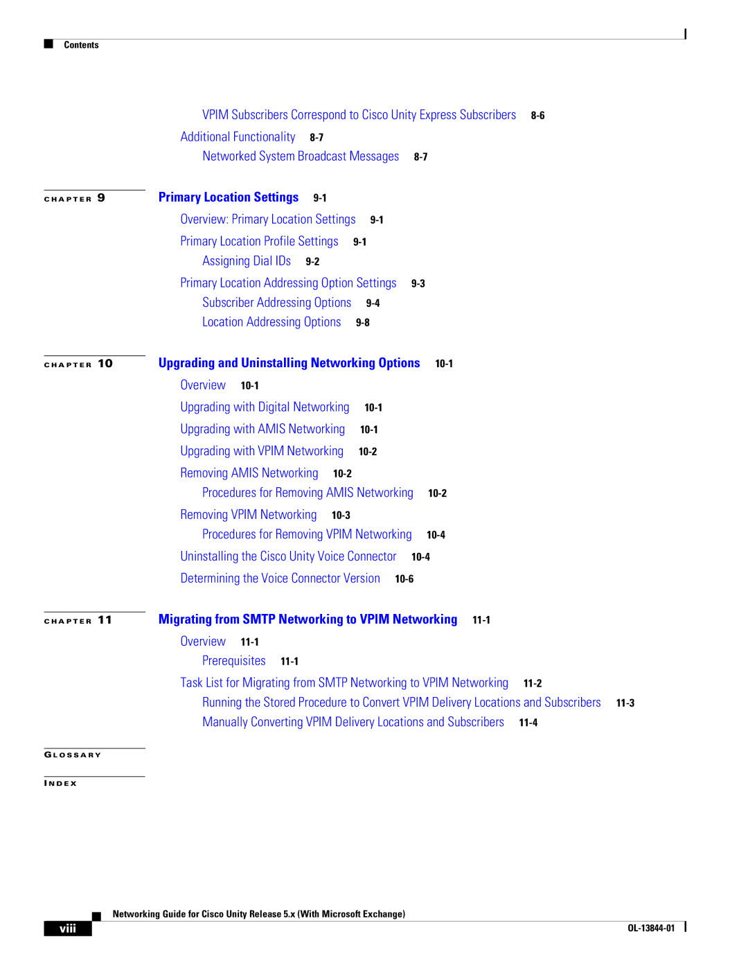 Cisco Systems 5.x manual Assigning Dial IDs, Viii 