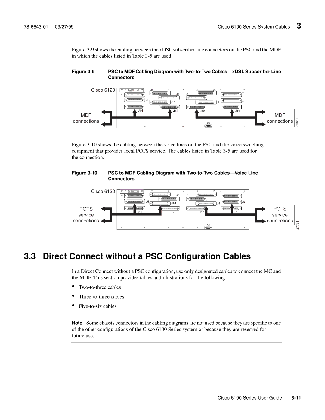 Cisco Systems 6100 appendix Direct Connect without a PSC Conﬁguration Cables 