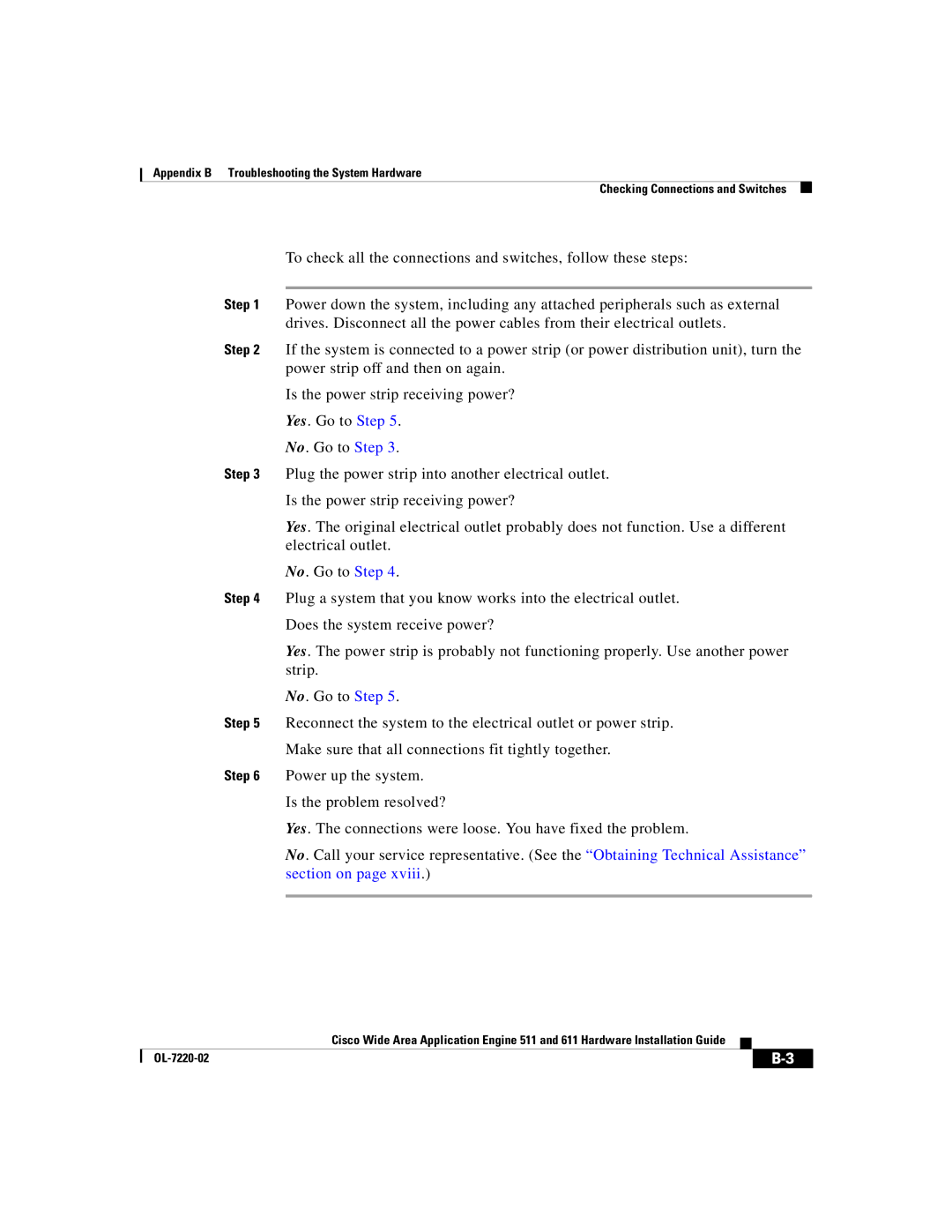 Cisco Systems 611 manual OL-7220-02 