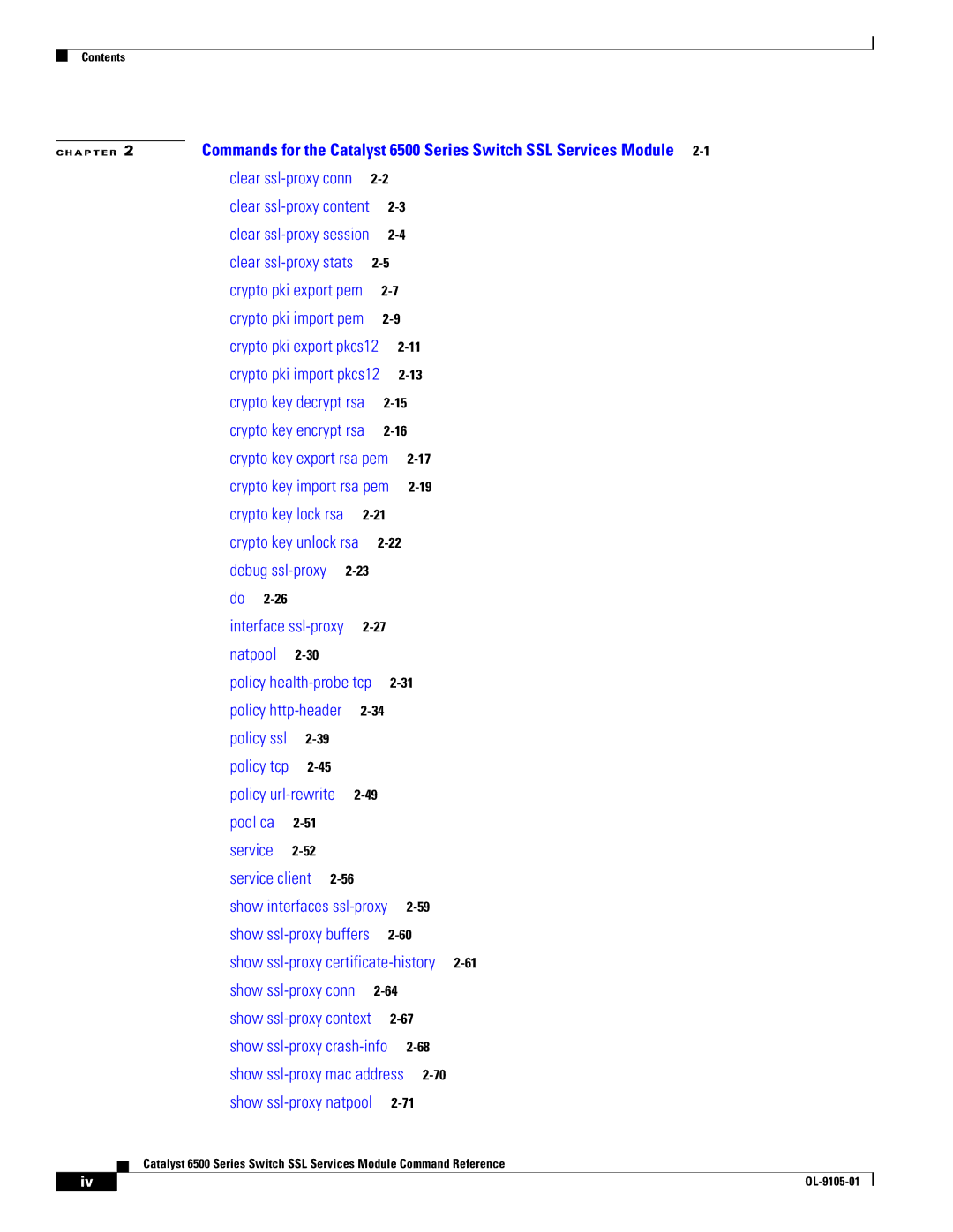 Cisco Systems 6500 manual Natpool 