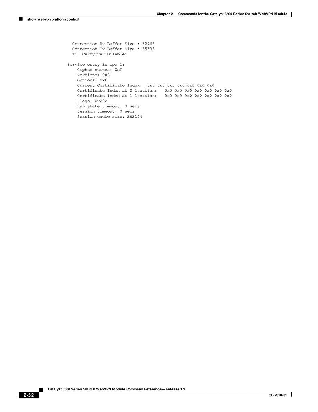 Cisco Systems 6500 manual OL-7310-01 