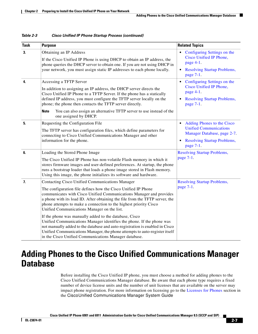 Cisco Systems 6901 manual Obtaining an IP Address 