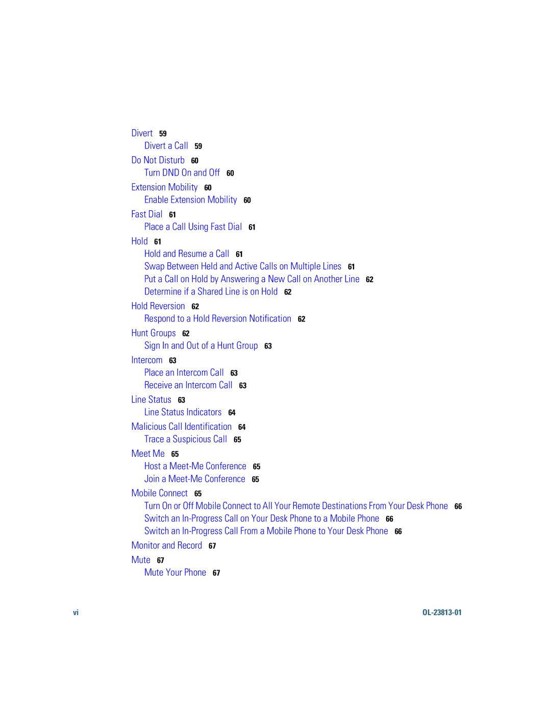 Cisco Systems 6921 manual Mute 