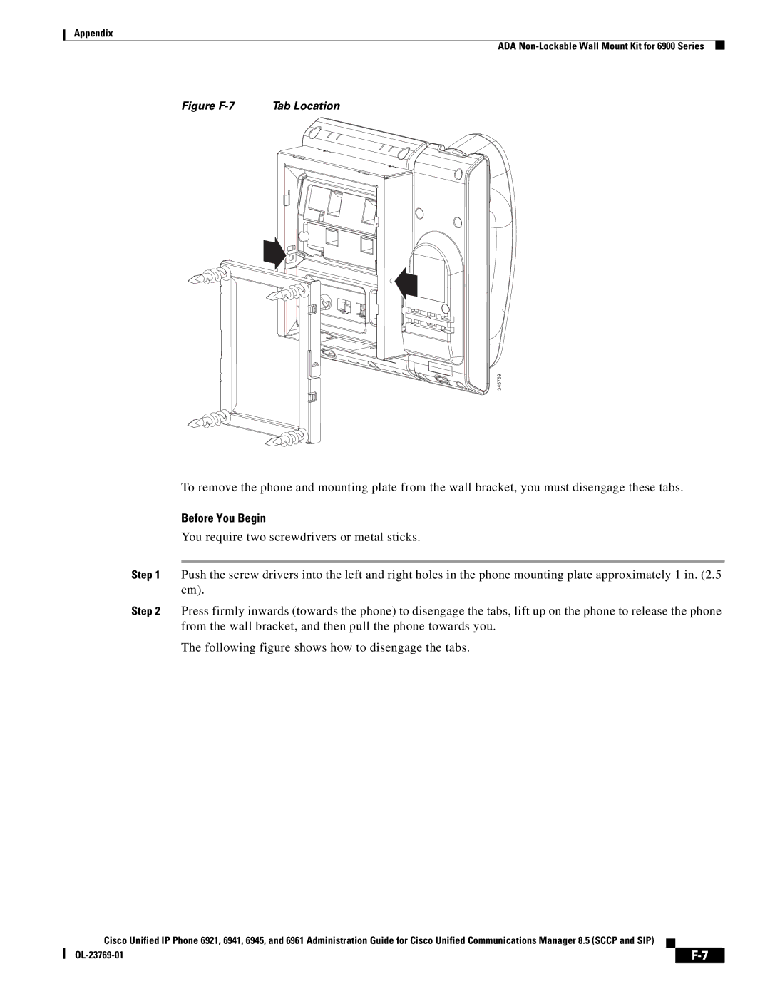 Cisco Systems 6921 manual Figure F-7 