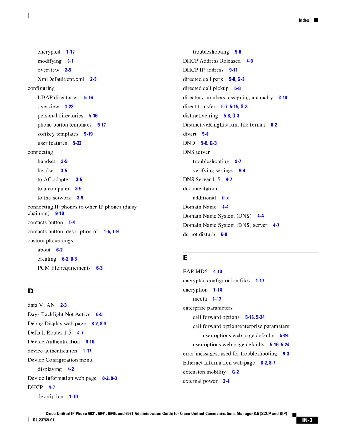 Cisco Systems 6921 manual Data Vlan Days Backlight Not Active Debug Display web, DistinctiveRingList.xml file format Divert 