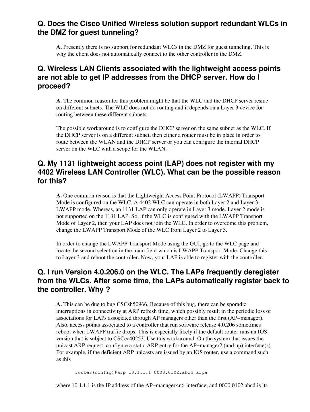 Cisco Systems 69561 manual Routerconfig#arp 10.1.1.1 0000.0102.abcd arpa 