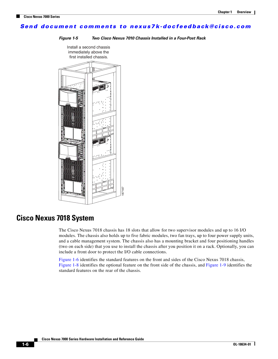 Cisco Systems N7KF248XT25EP1, 7000 Cisco Nexus 7018 System, Two Cisco Nexus 7010 Chassis Installed in a Four-Post Rack 