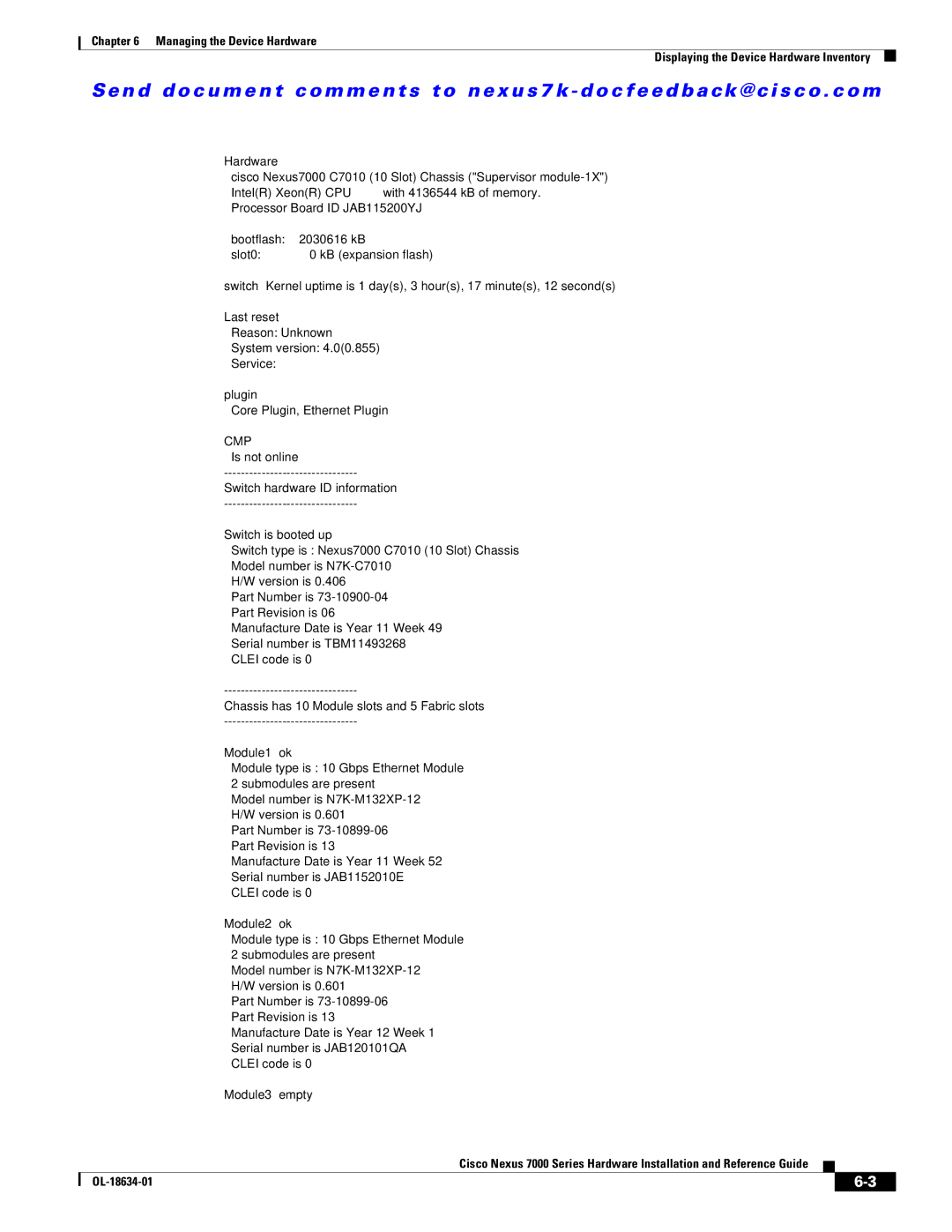 Cisco Systems N6KC600164P, 7000, UCSCPCIECSC02, N7KC7018RF, N7KF248XP25E, N7KF248XT25EP1, N7KC7004S2 manual Cmp 