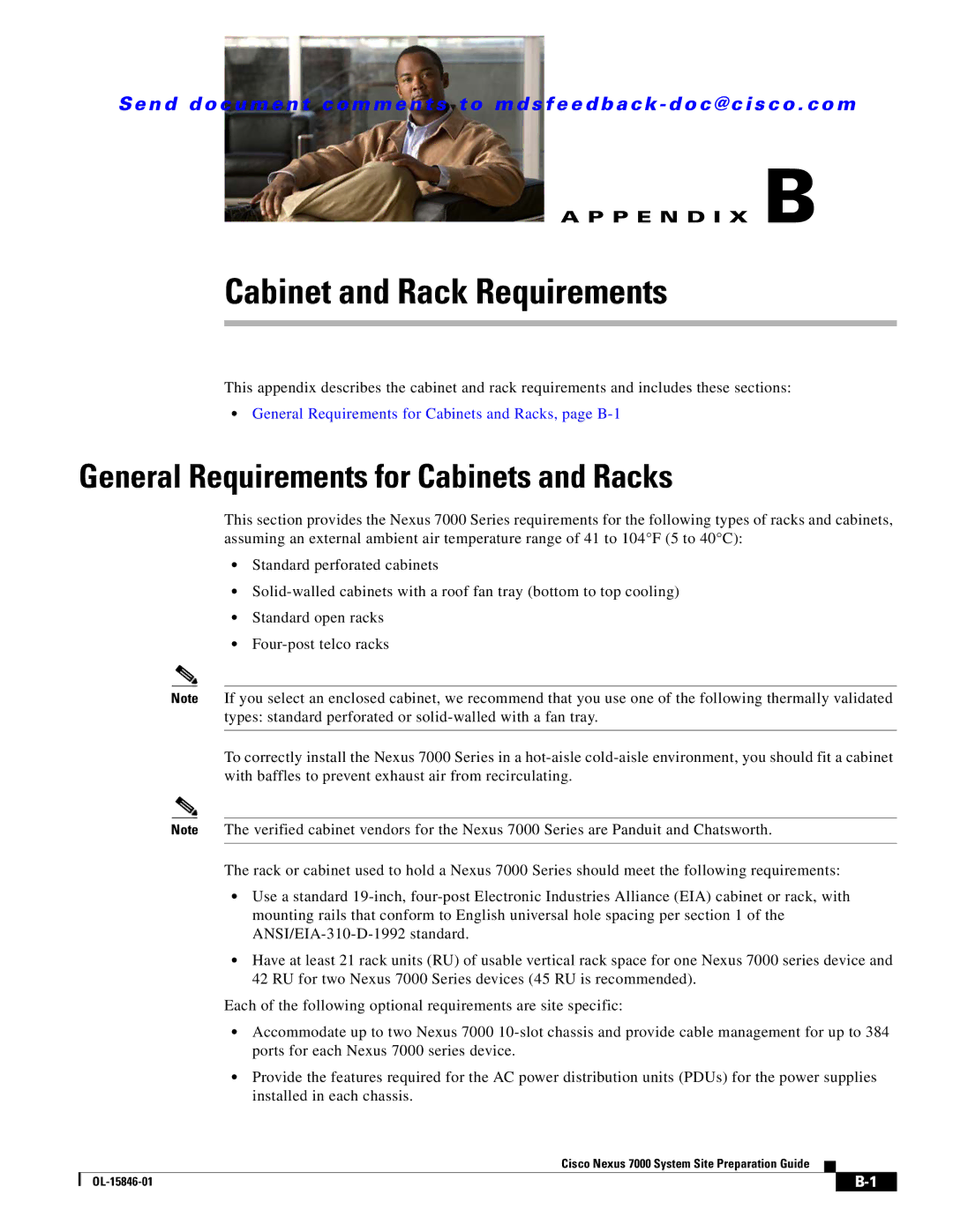 Cisco Systems 7000 manual Cabinet and Rack Requirements, General Requirements for Cabinets and Racks 