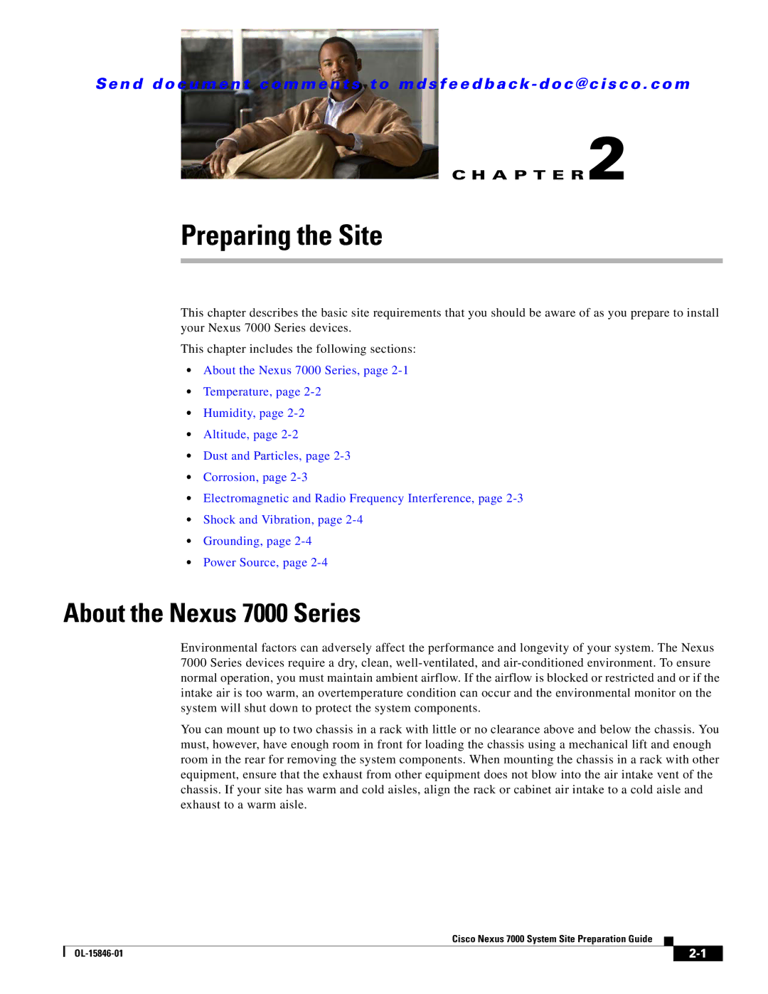 Cisco Systems manual Preparing the Site, About the Nexus 7000 Series 