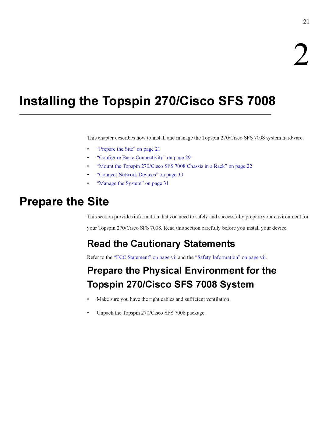 Cisco Systems 270, 7008 manual Prepare the Site, Read the Cautionary Statements 