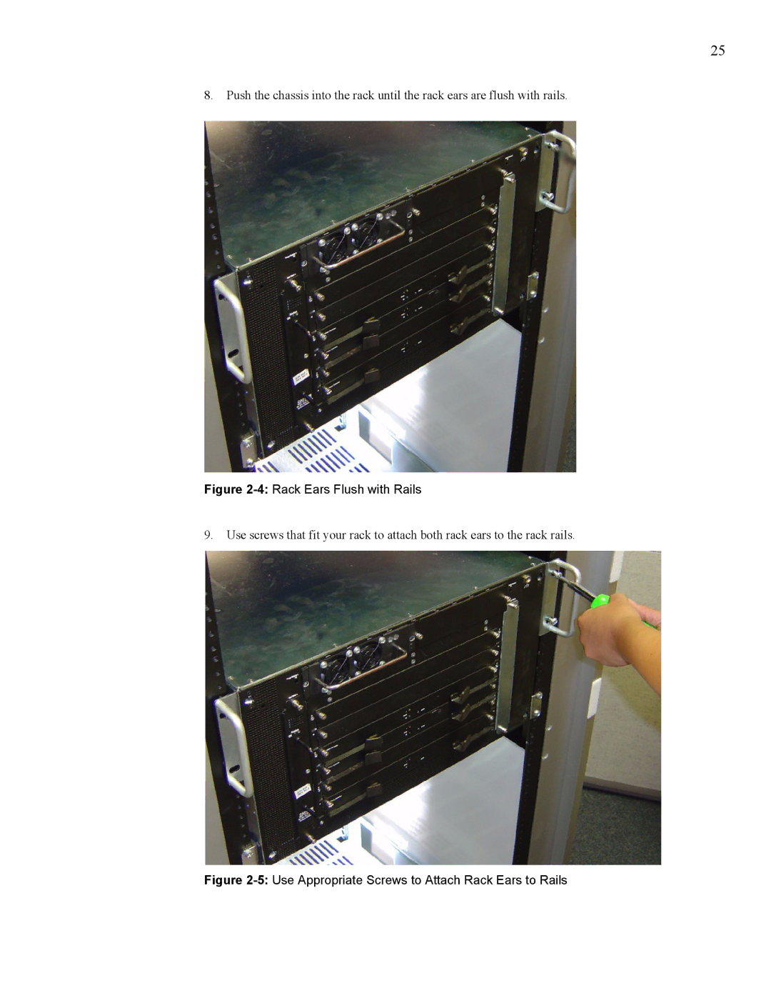 Cisco Systems 270, 7008 manual 4Rack Ears Flush with Rails 