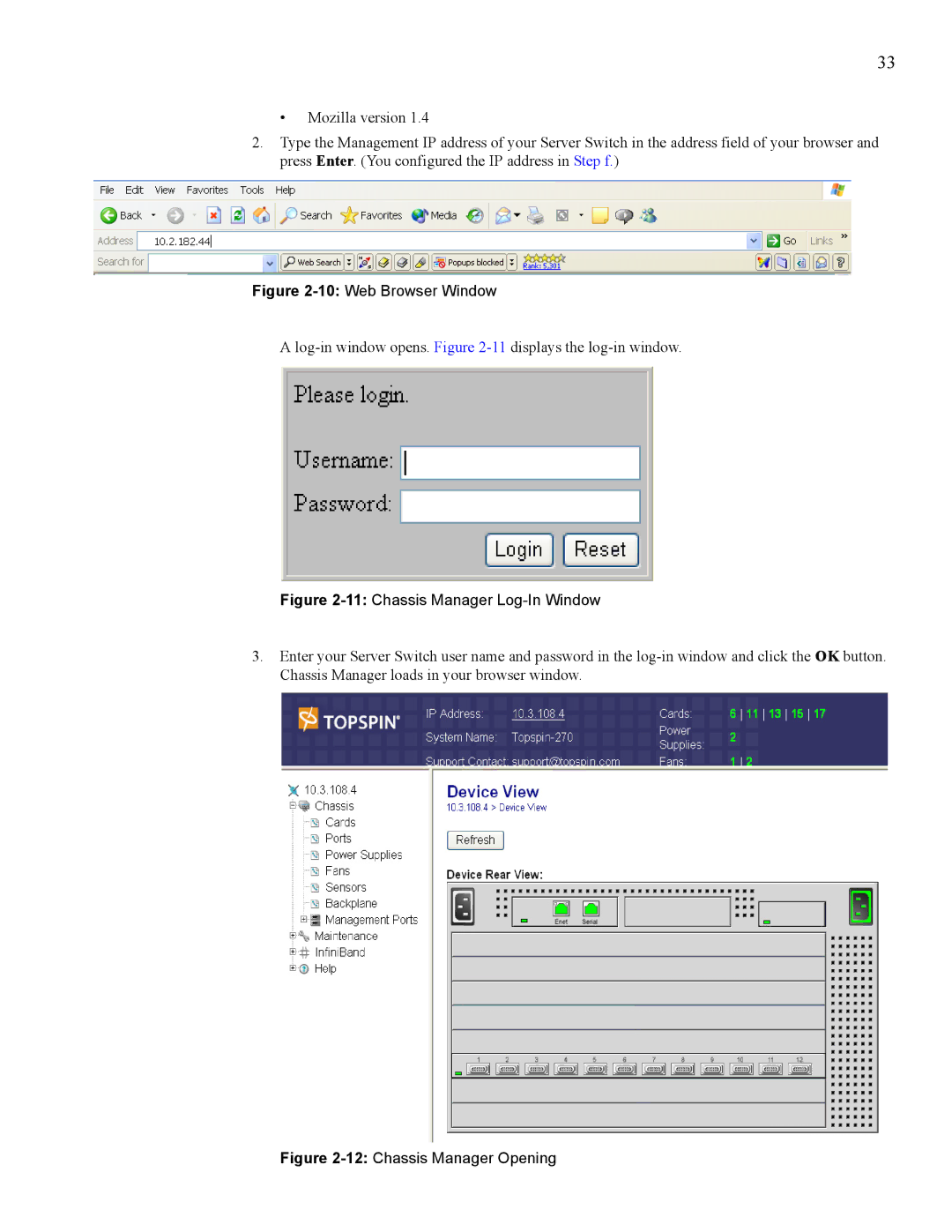 Cisco Systems 270, 7008 manual 10Web Browser Window 