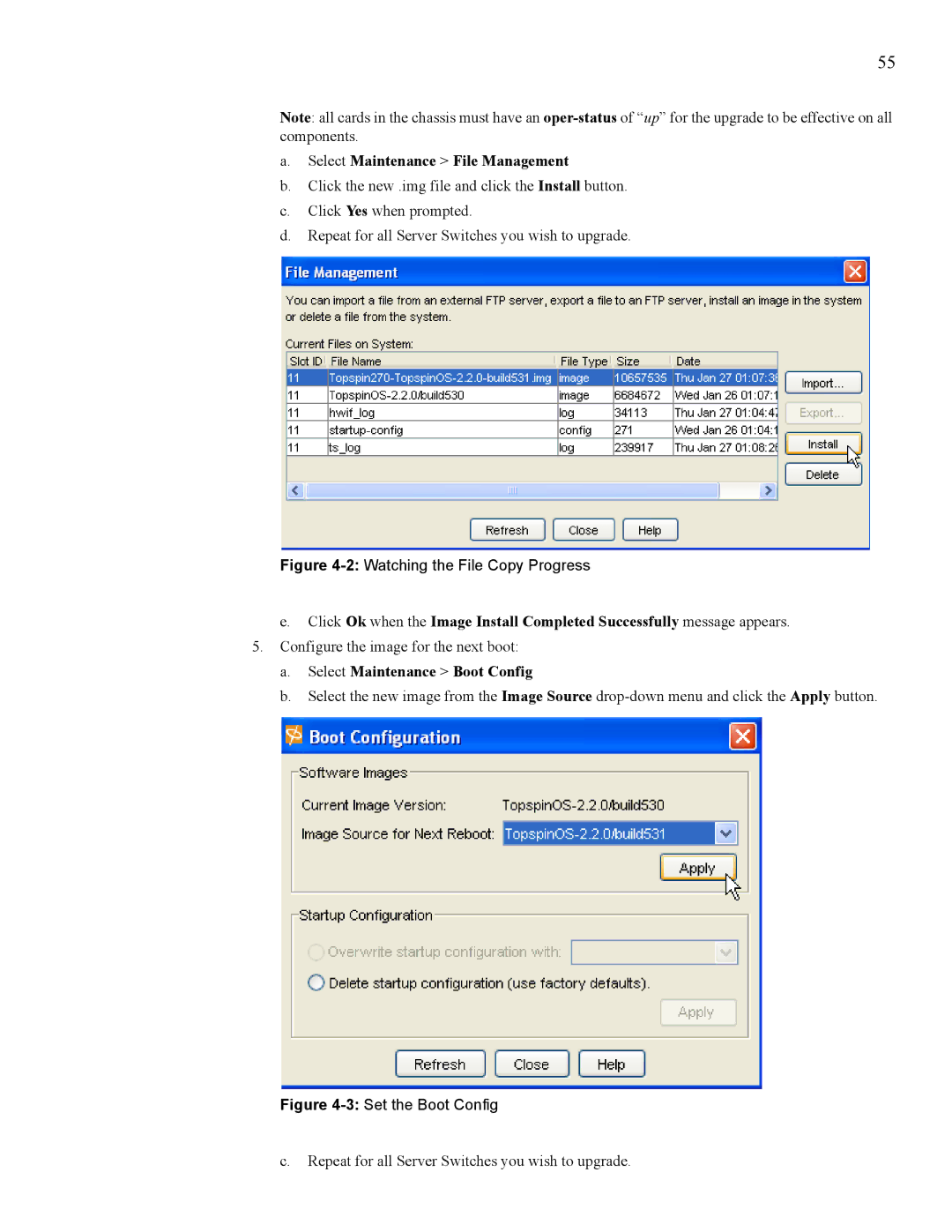 Cisco Systems 270, 7008 manual 2Watching the File Copy Progress, Select Maintenance Boot Config 