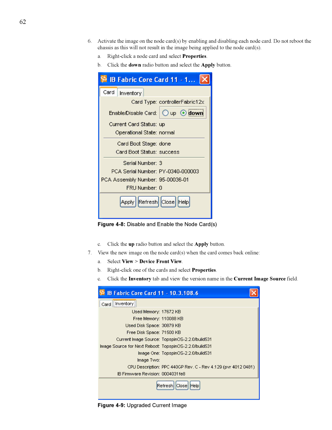 Cisco Systems 7008, 270 manual 8Disable and Enable the Node Cards 