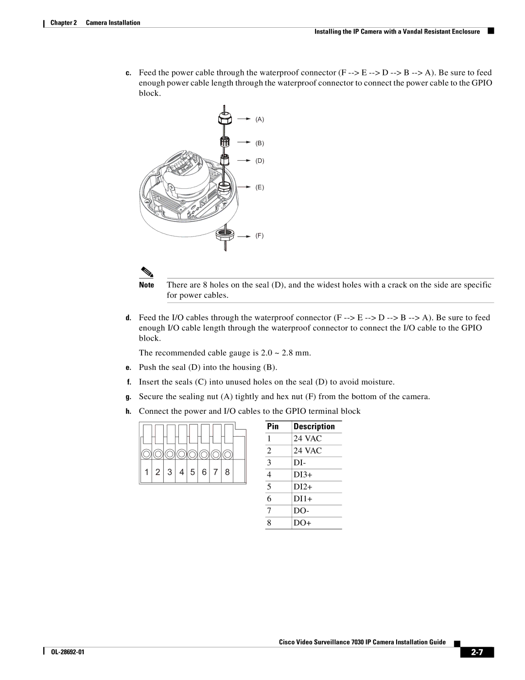 Cisco Systems 7030 manual 3 4 5 6 7 