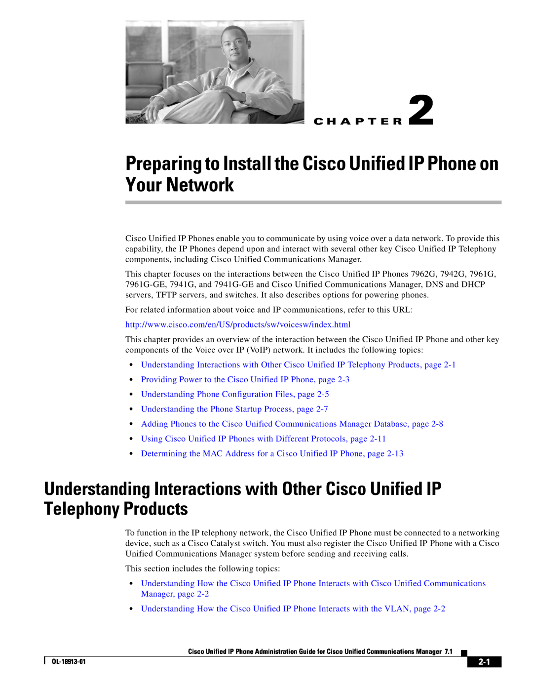 Cisco Systems 71 manual Providing Power to the Cisco Unified IP Phone, page, Understanding Phone Configuration Files, page 