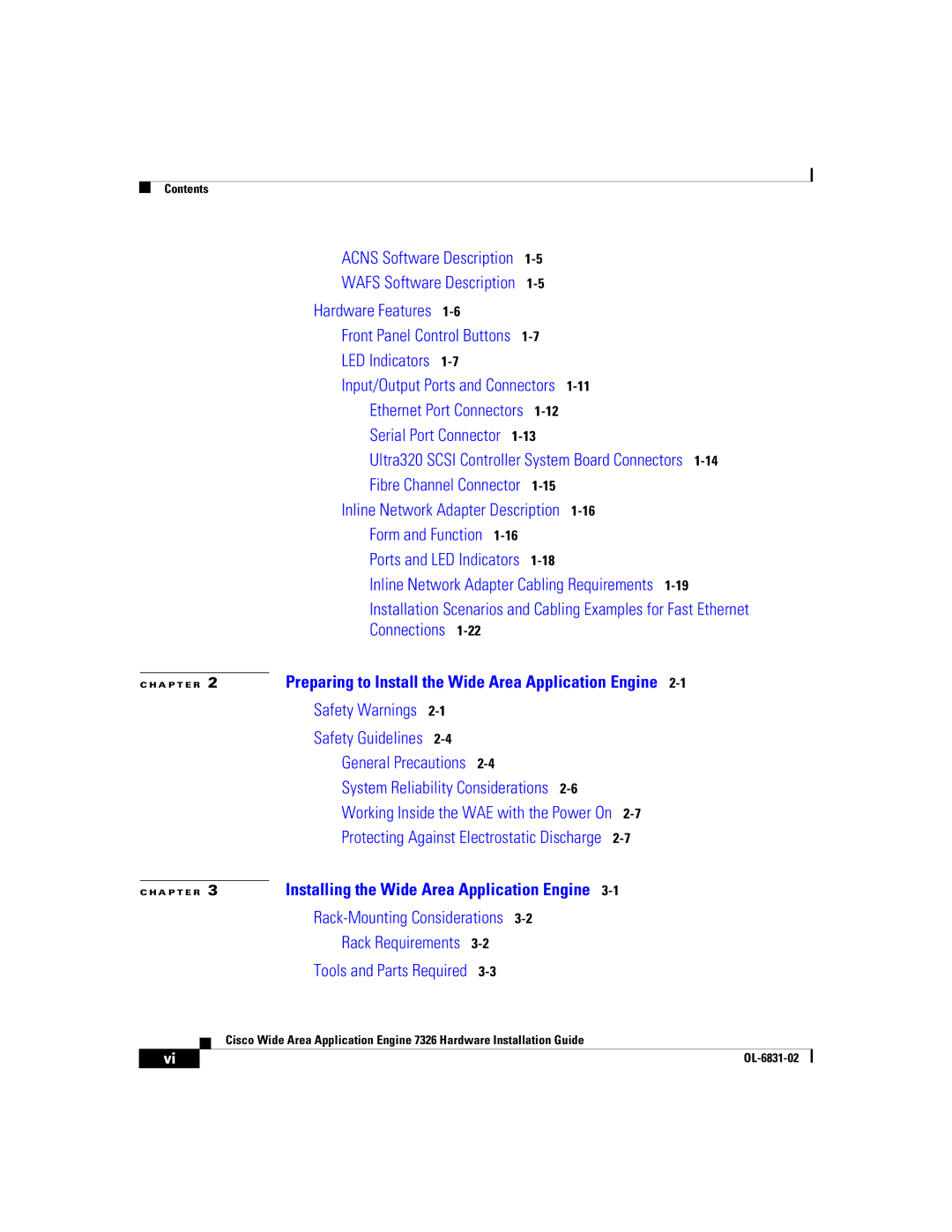 Cisco Systems 7326 manual Connections 