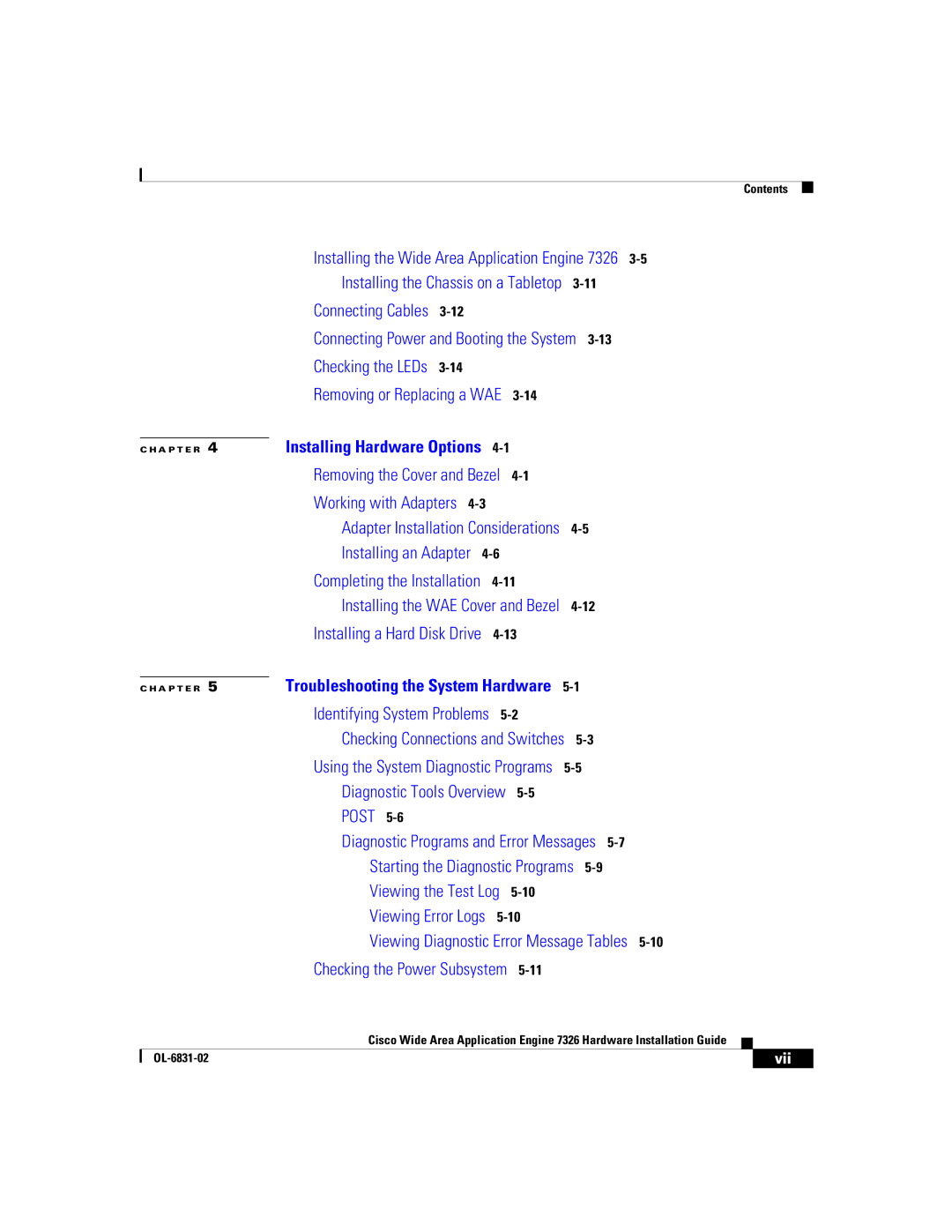 Cisco Systems 7326 manual Post 