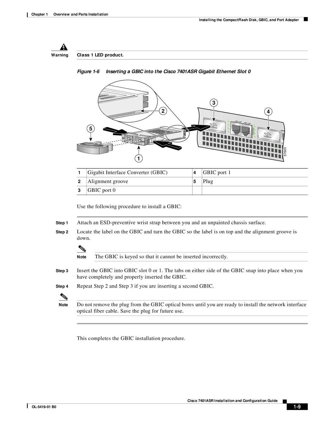 Cisco Systems 7401ASR manual 57603 