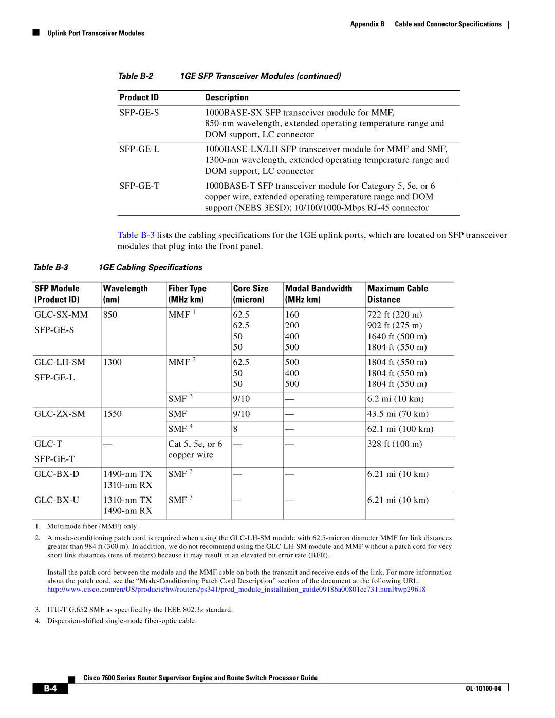 Cisco Systems 7600 manual Mmf, Smf 