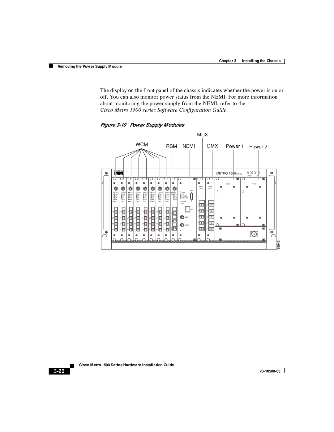 Cisco Systems 78-10588-03 manual WCM RSM Nemi, DMX Power 1 Power 