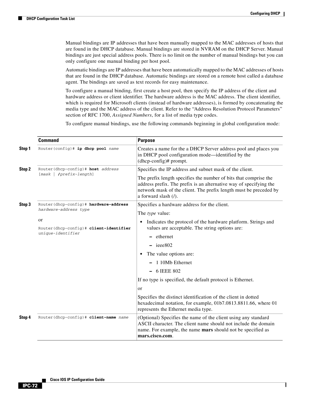 Cisco Systems 78-11741-02 manual Command, IPC-72 