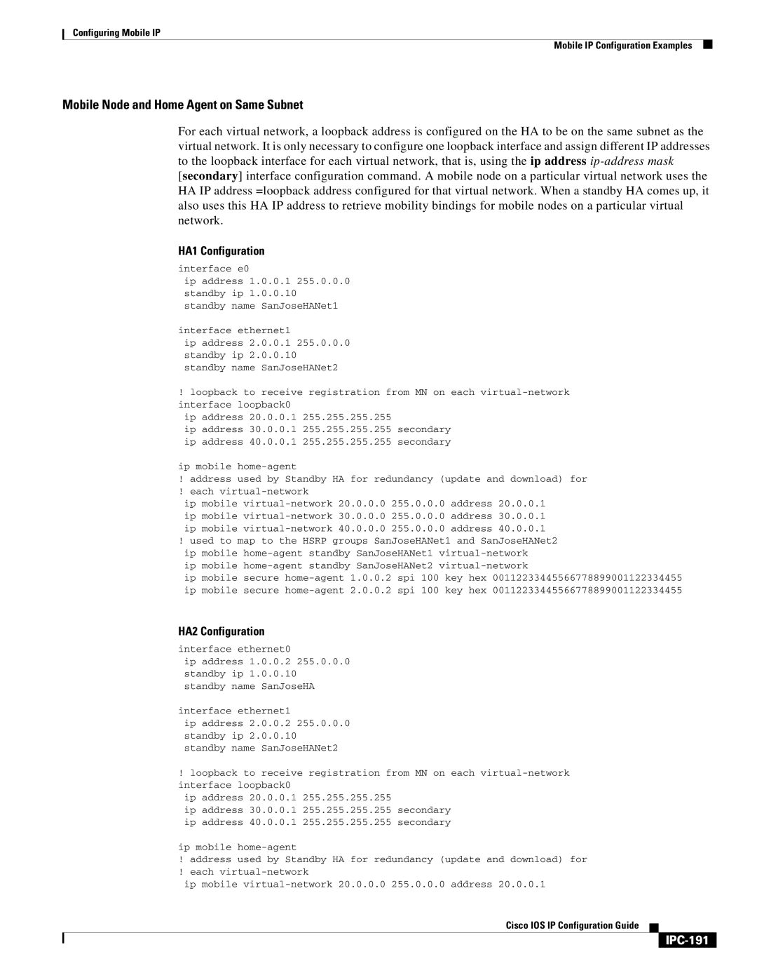 Cisco Systems 78-11741-02 manual IPC-191, Interface e0 