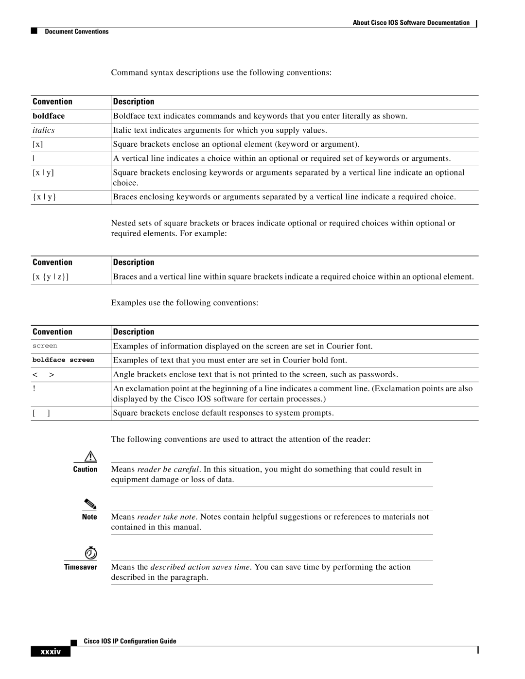 Cisco Systems 78-11741-02 manual Xxxiv 