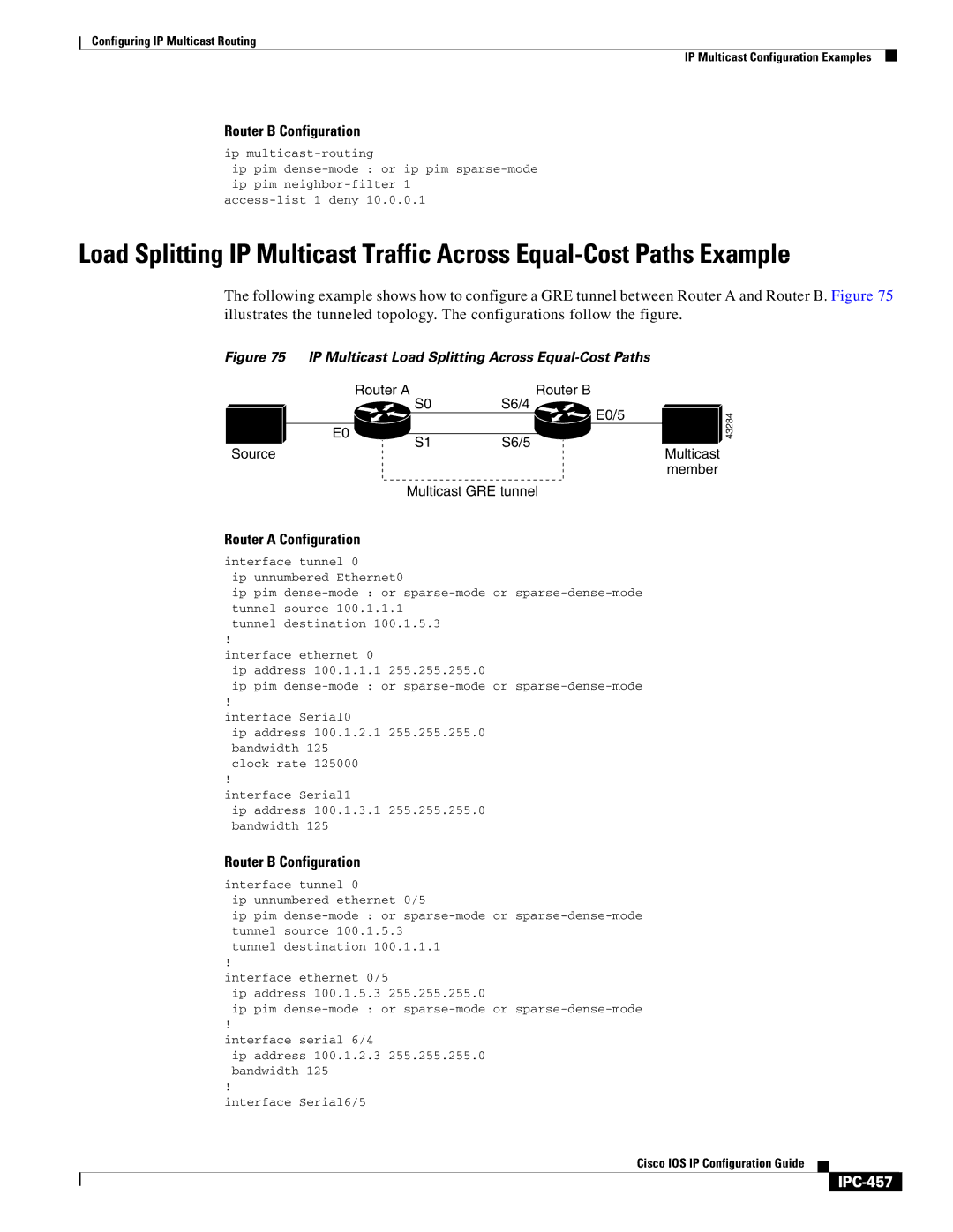 Cisco Systems 78-11741-02 manual IPC-457, IP Multicast Load Splitting Across Equal-Cost Paths 