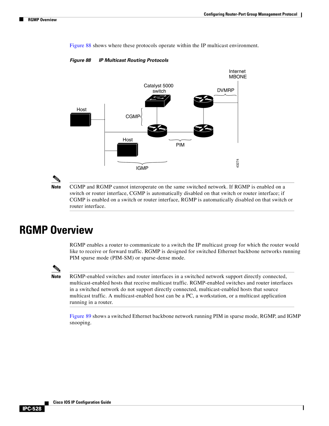 Cisco Systems 78-11741-02 manual Rgmp Overview, IPC-528 