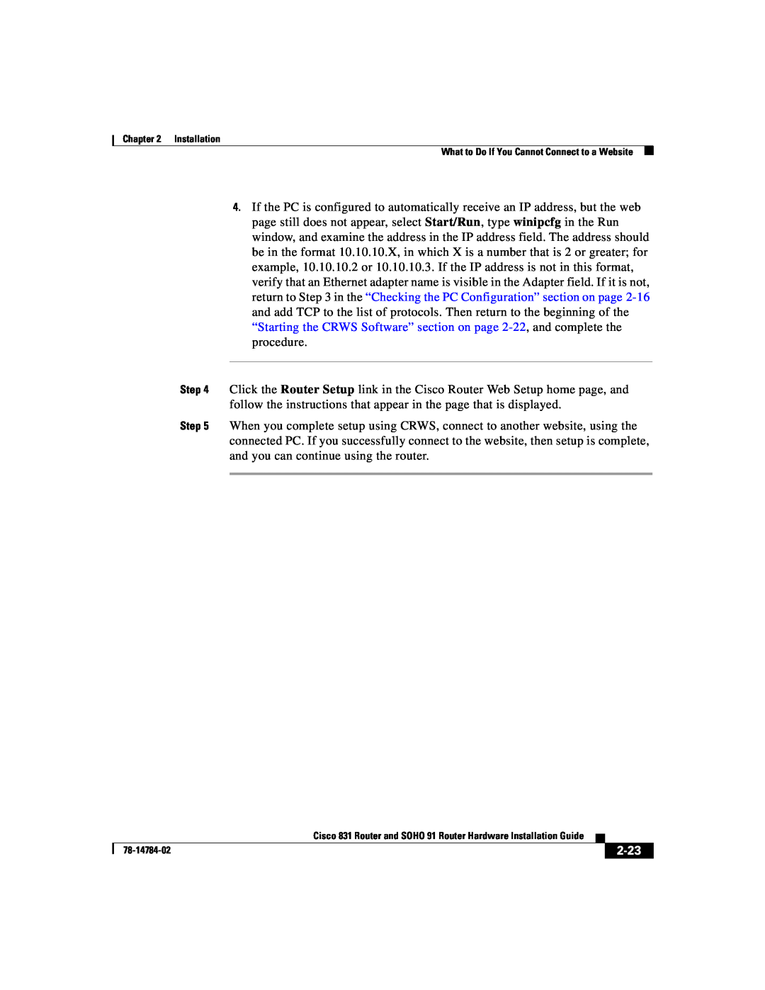 Cisco Systems 78-14784-02 manual 2-23 