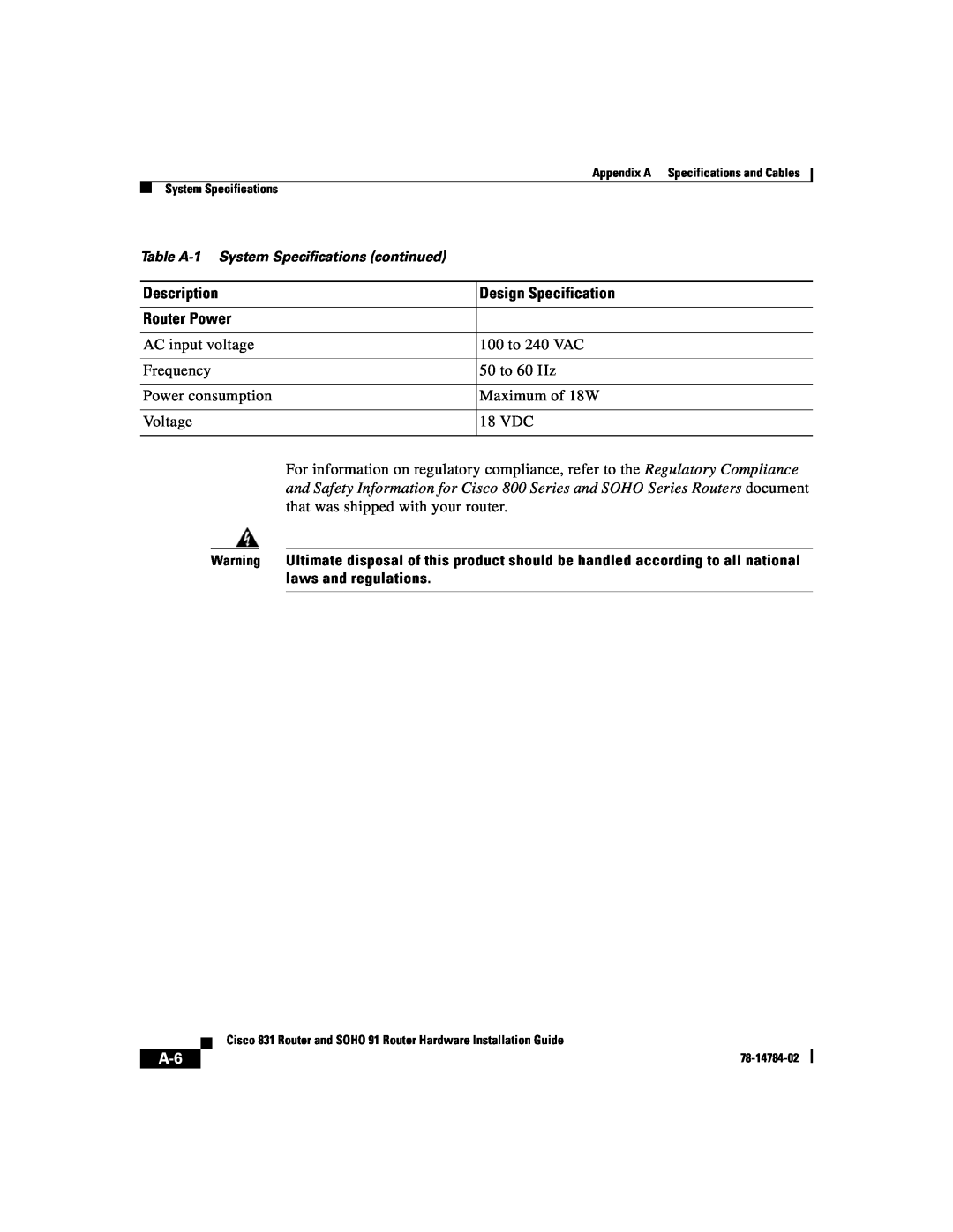 Cisco Systems 78-14784-02 manual 