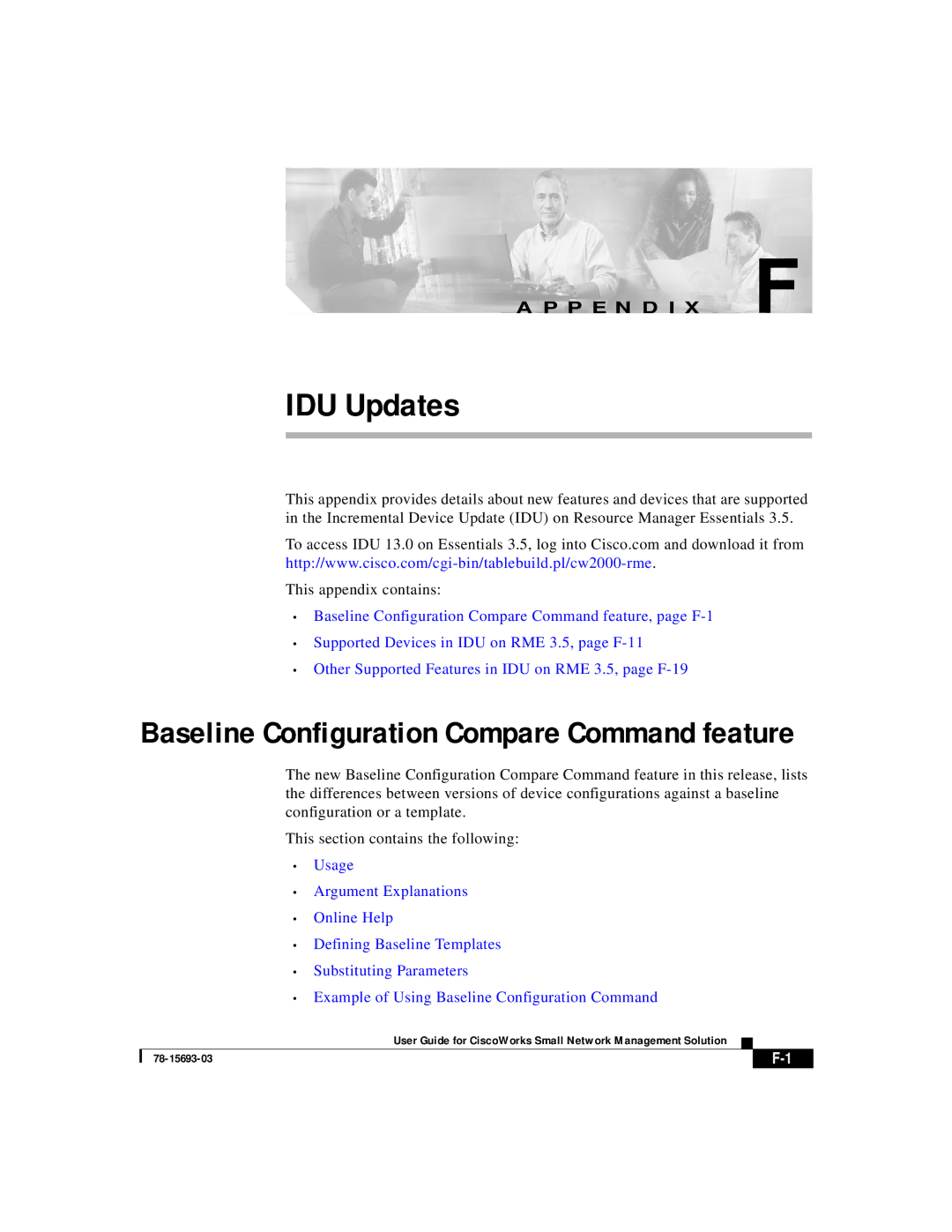 Cisco Systems 78-15693-03 appendix IDU Updates 