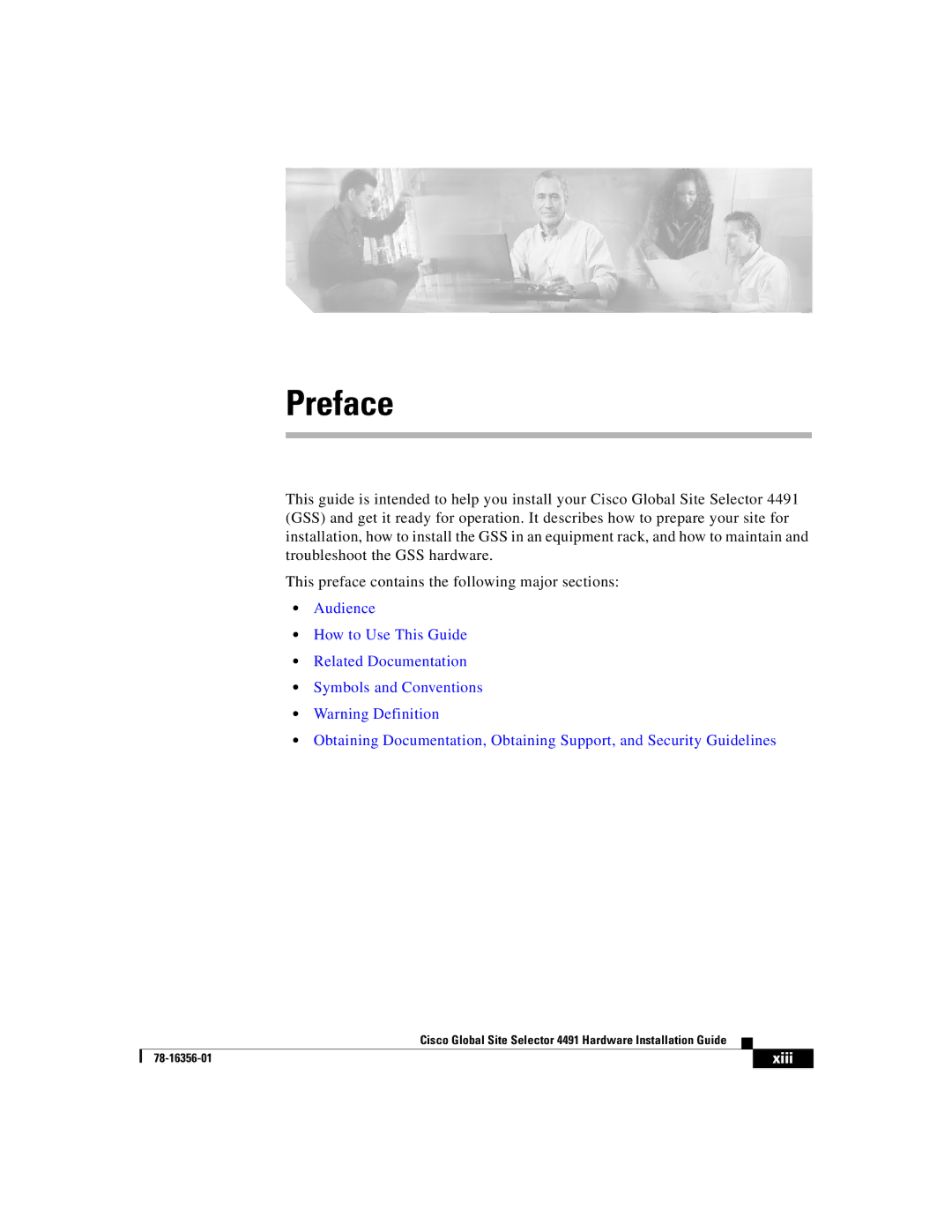 Cisco Systems 78-16356-01 manual Preface 