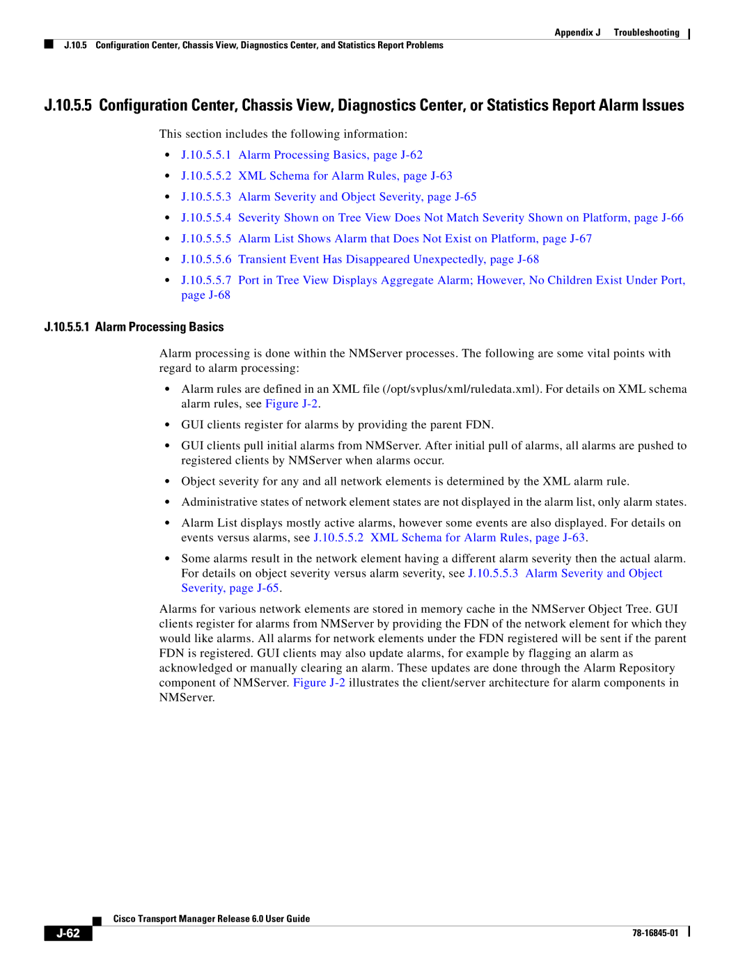 Cisco Systems 78-16845-01 appendix Alarm Processing Basics 