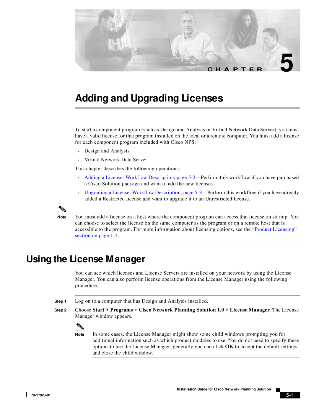 Cisco Systems 78-17023-01 manual Adding and Upgrading Licenses, Using the License Manager 