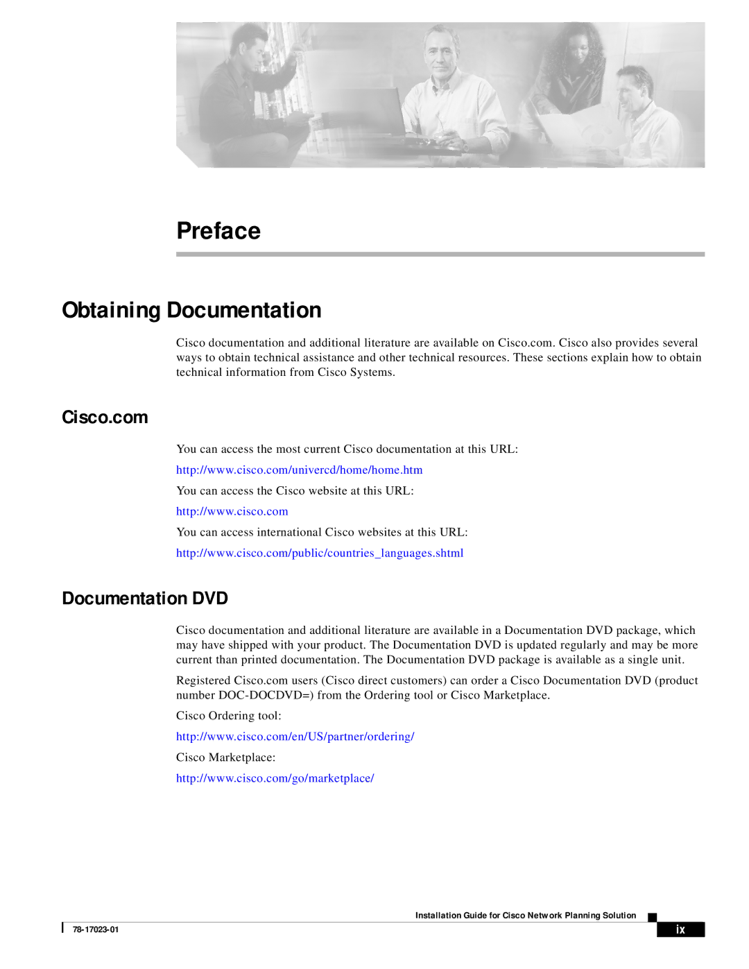 Cisco Systems 78-17023-01 manual Preface, Obtaining Documentation, Cisco.com, Documentation DVD 