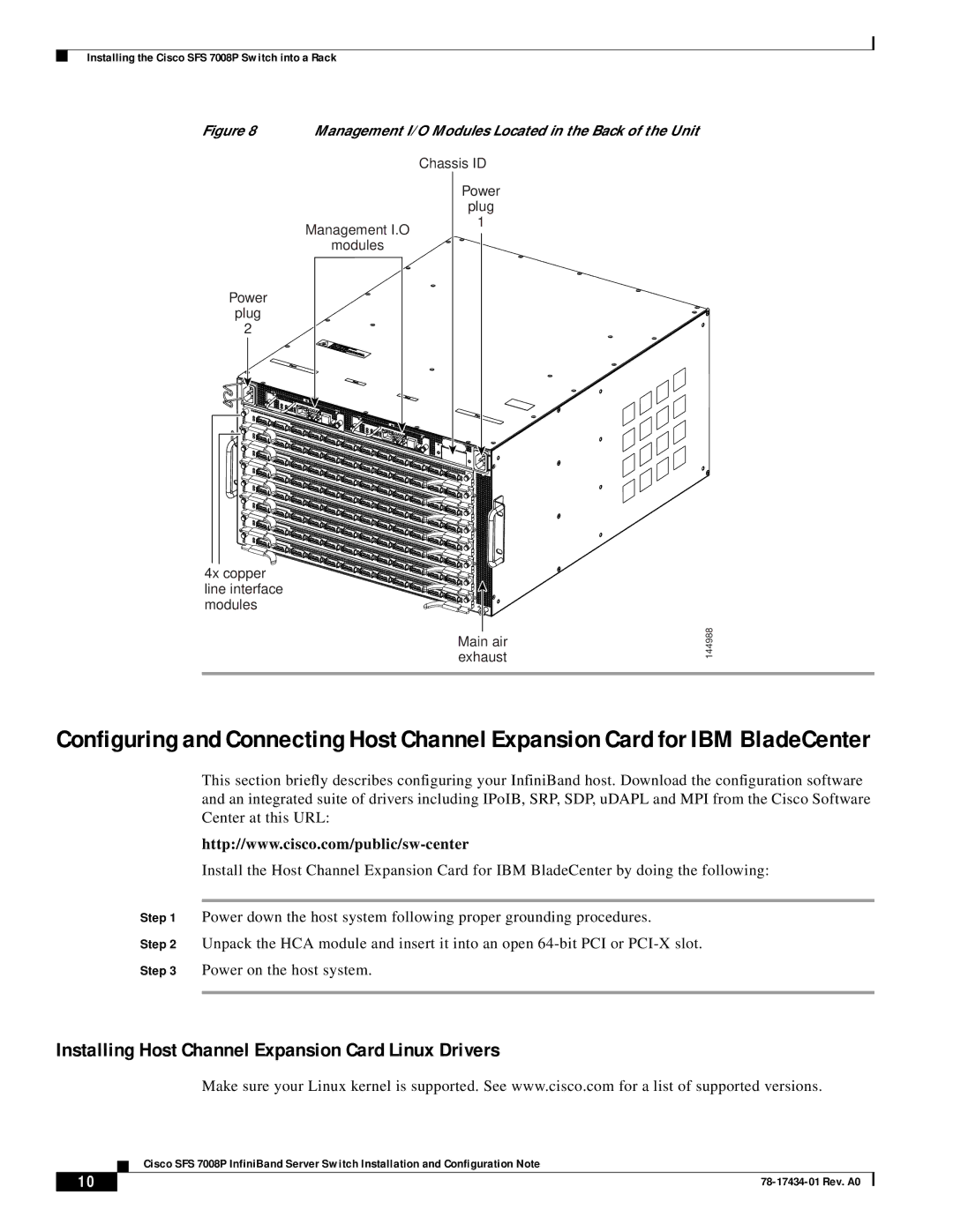 Cisco Systems 78-17434-01 Rev. A0 manual Installing Host Channel Expansion Card Linux Drivers 