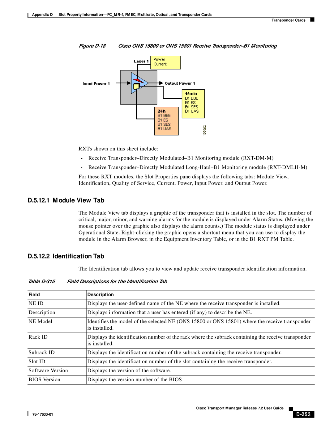 Cisco Systems 78-17630-01 appendix Module View Tab, 253 