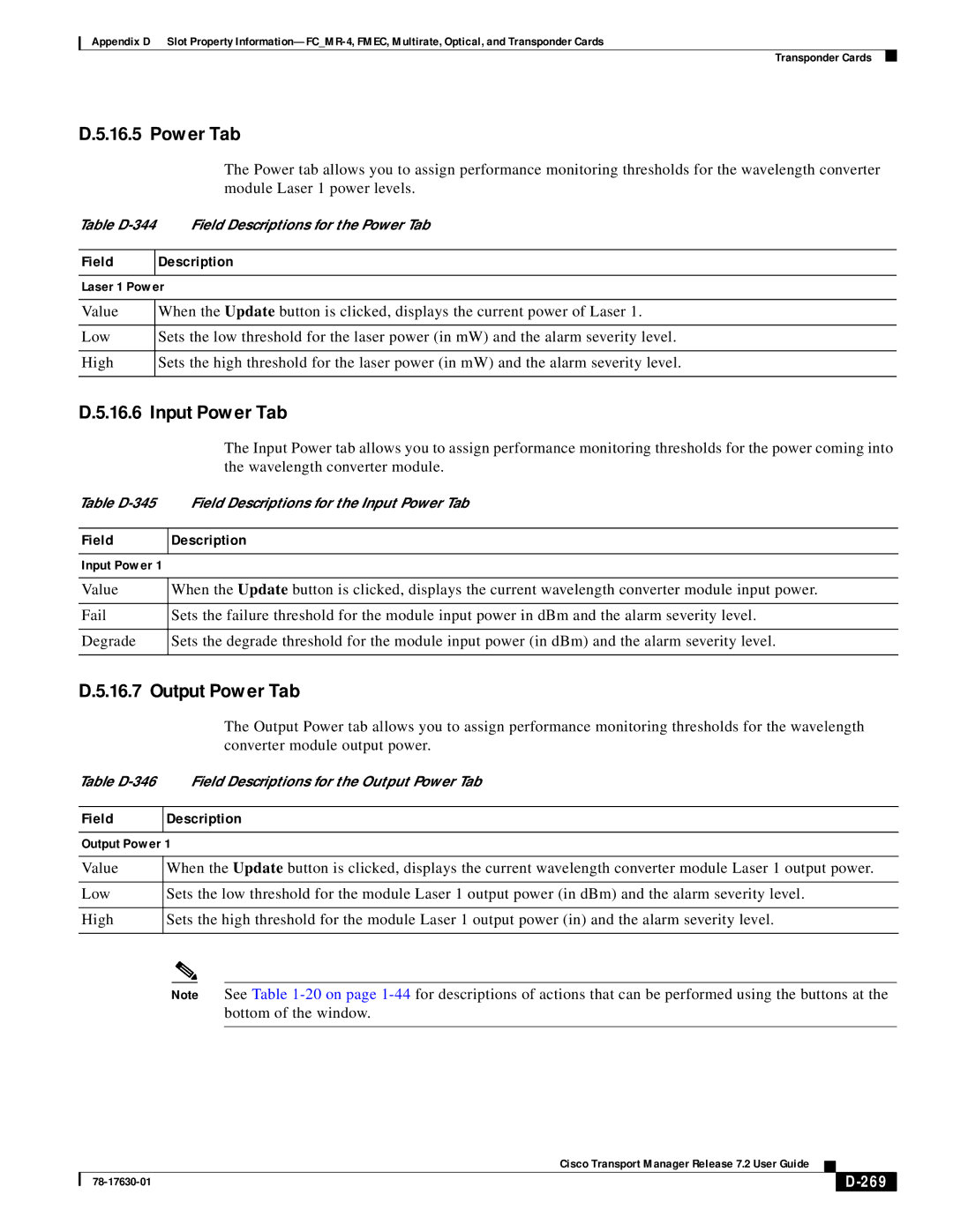 Cisco Systems 78-17630-01 appendix Power Tab, 269 