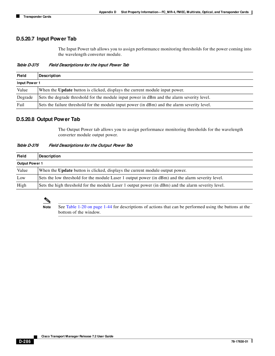 Cisco Systems 78-17630-01 appendix Input Power Tab, 286 