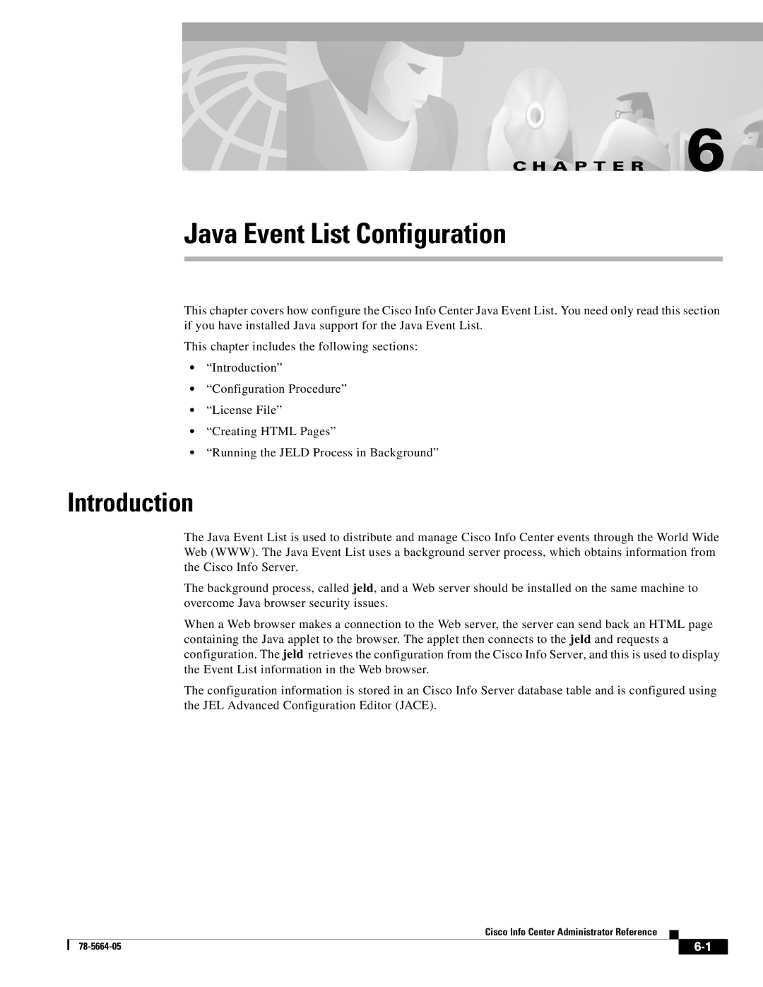 Cisco Systems 78-5664-05 manual Java Event List Configuration, Introduction 