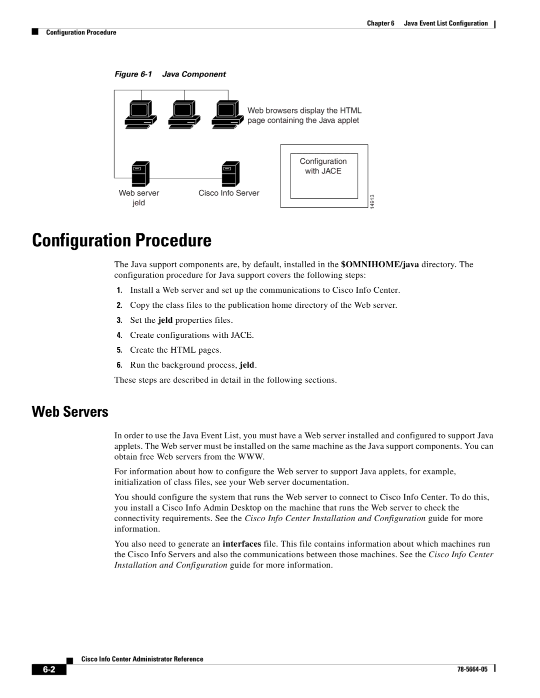 Cisco Systems 78-5664-05 manual Configuration Procedure, Web Servers 