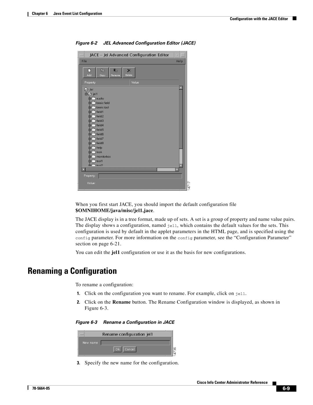 Cisco Systems 78-5664-05 manual Renaming a Configuration, Specify the new name for the configuration 