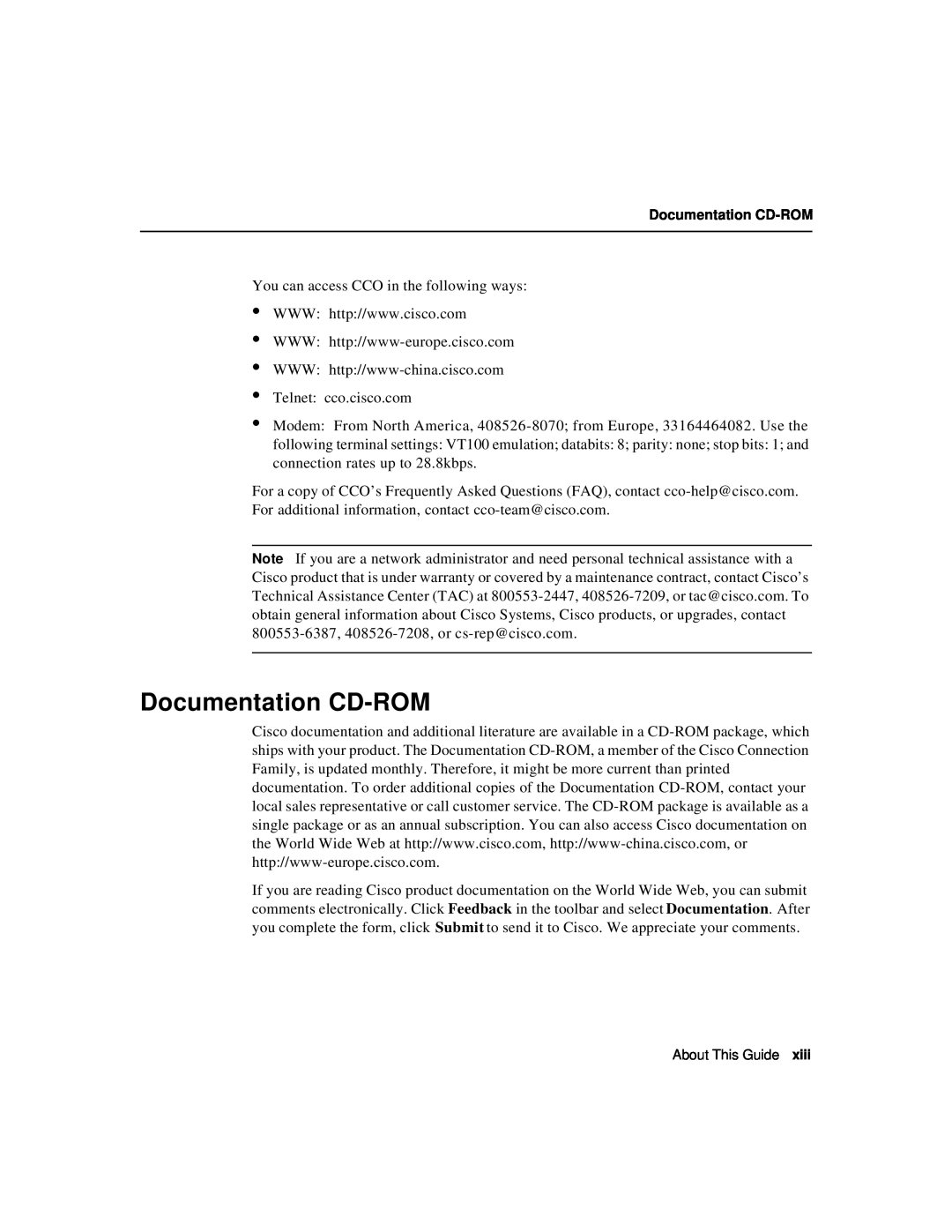 Cisco Systems 78-6897-01 manual Documentation CD-ROM 