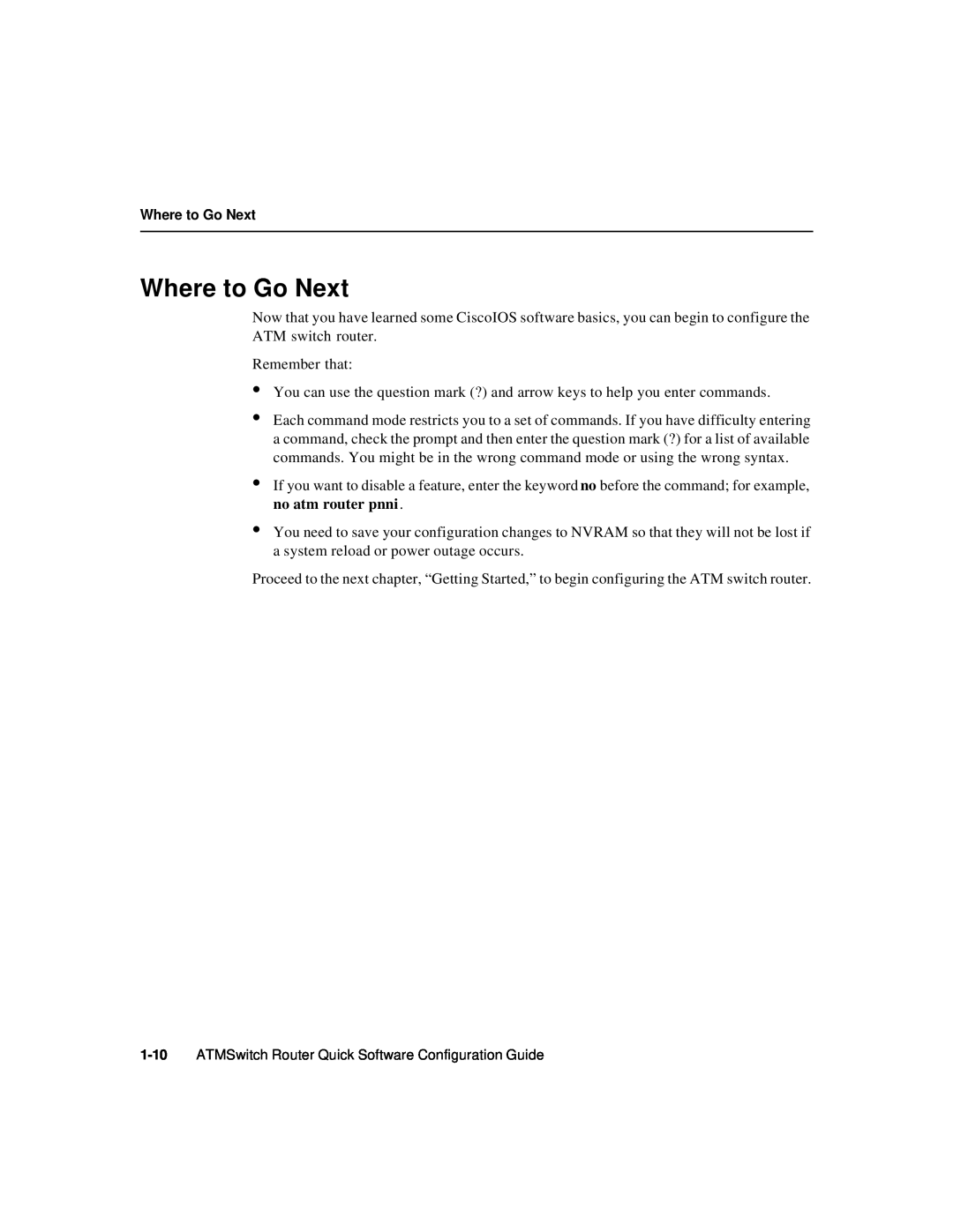 Cisco Systems 78-6897-01 manual Where to Go Next 