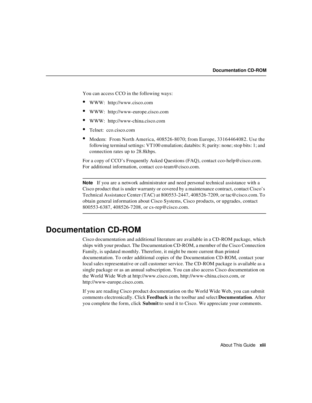 Cisco Systems 78-6897-01 manual Documentation CD-ROM 