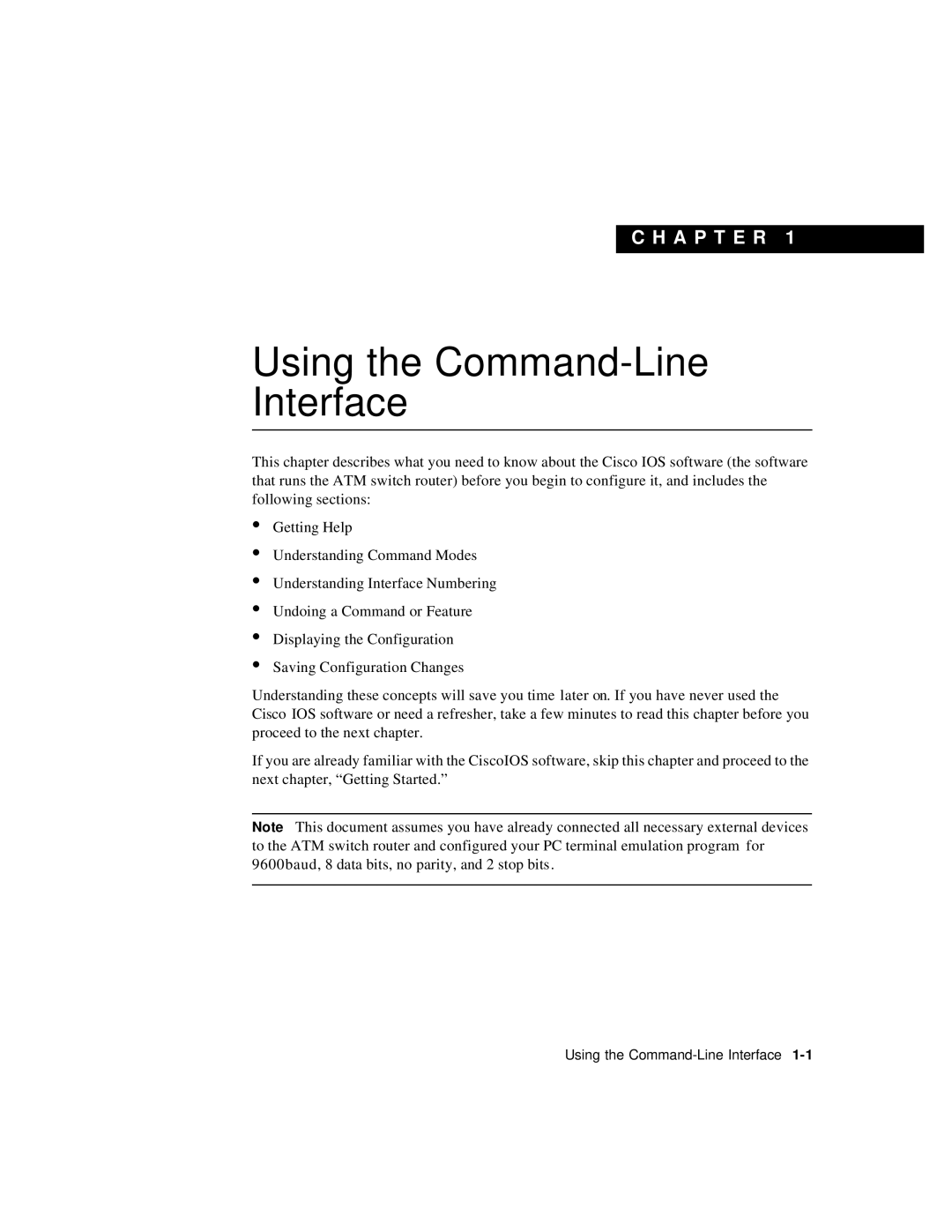 Cisco Systems 78-6897-01 manual Using the Command-Line Interface 